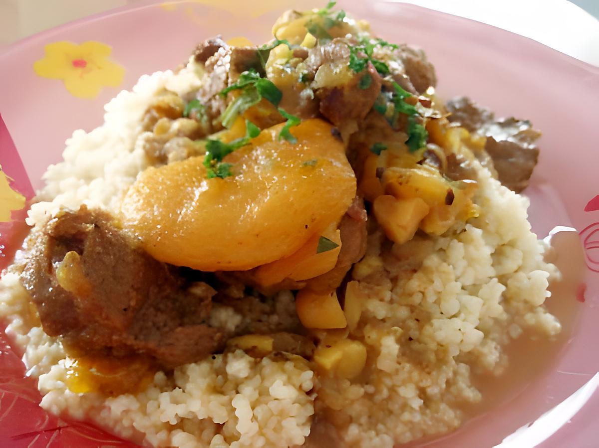 recette agneau de l'Atlas aux abricots secs (tajine)