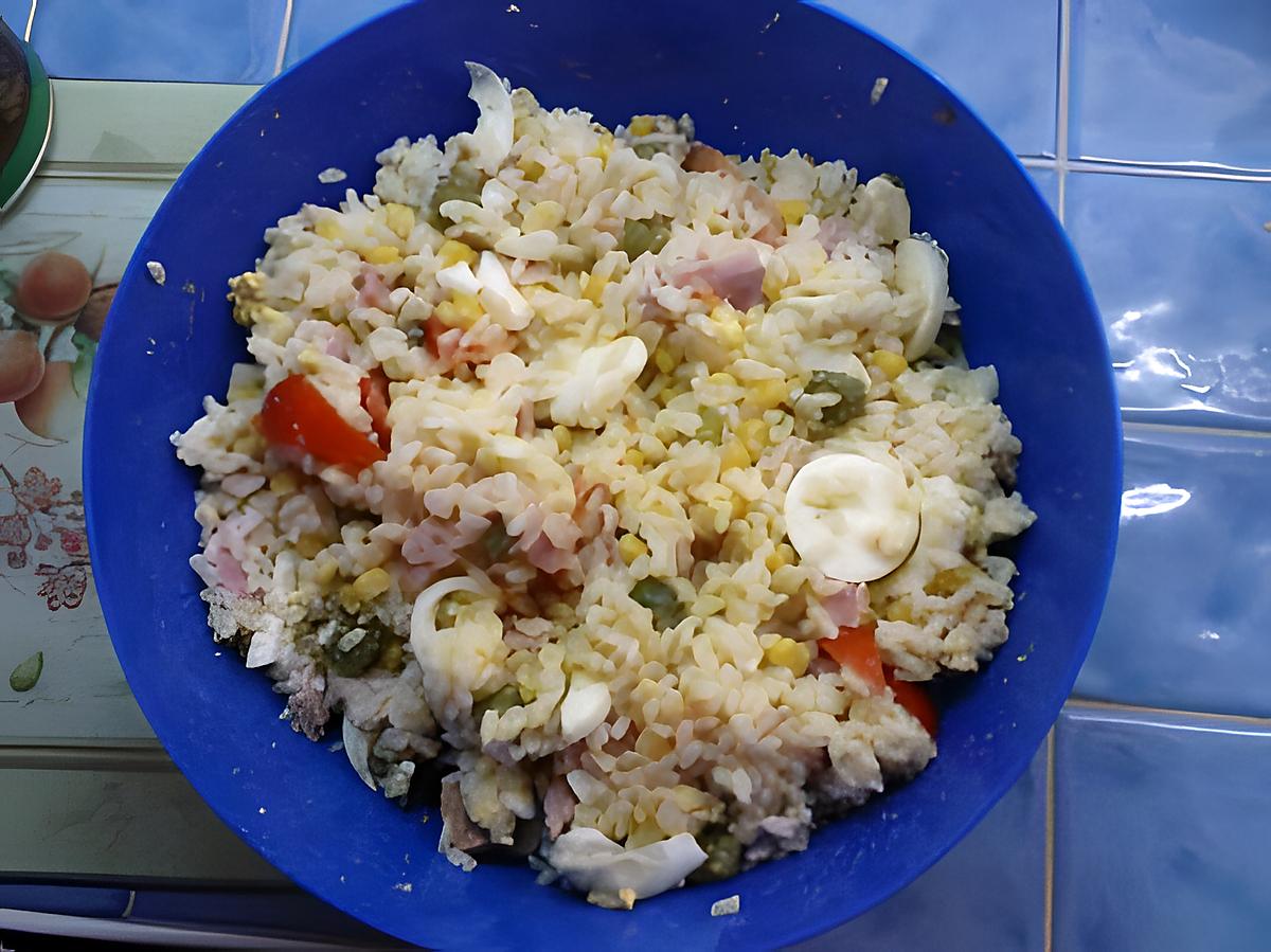recette salade de riz