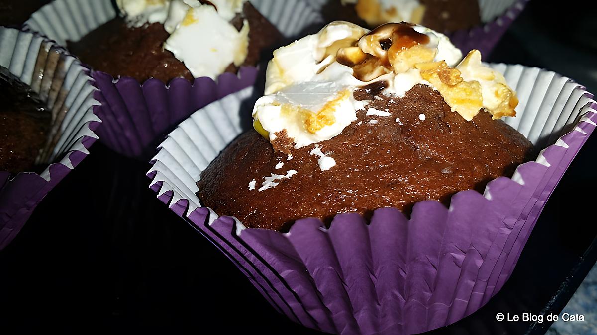 recette Muffins au chocolat et nougat de Montélimar