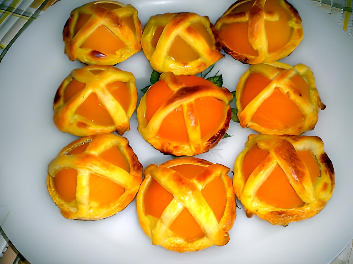 recette Petits paniers aux abricots