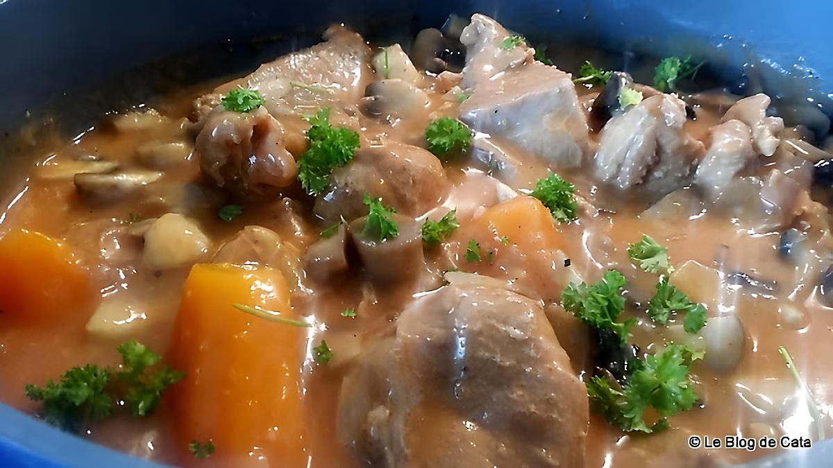 recette Sauté de veau chasseur