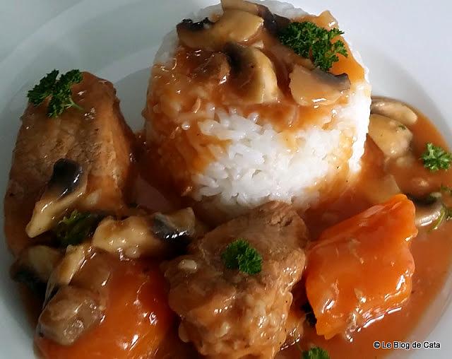 recette Sauté de veau chasseur