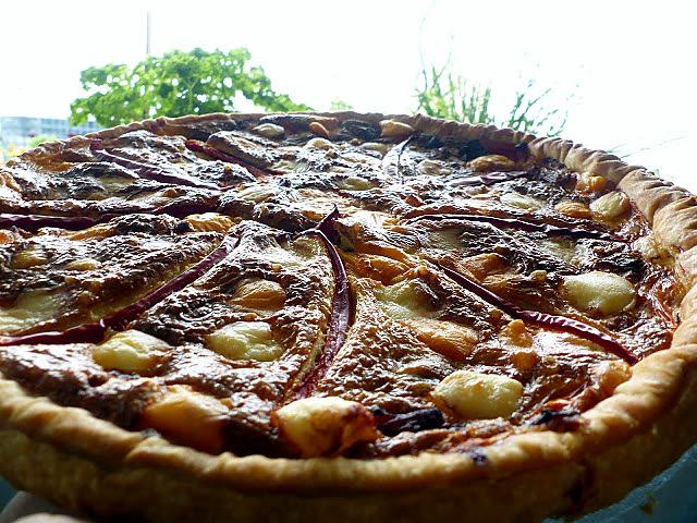 recette Quiche lorraine aux 2 fromages