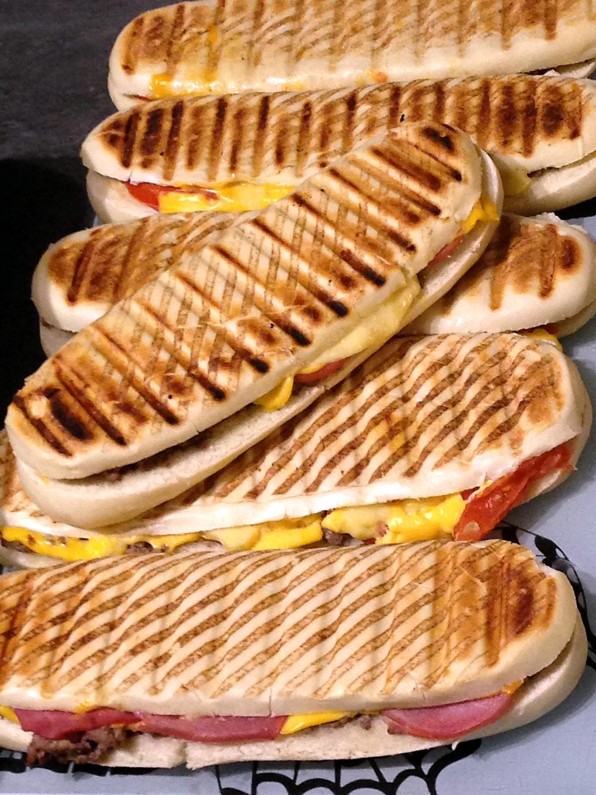 recette Panini façon cheese-burger