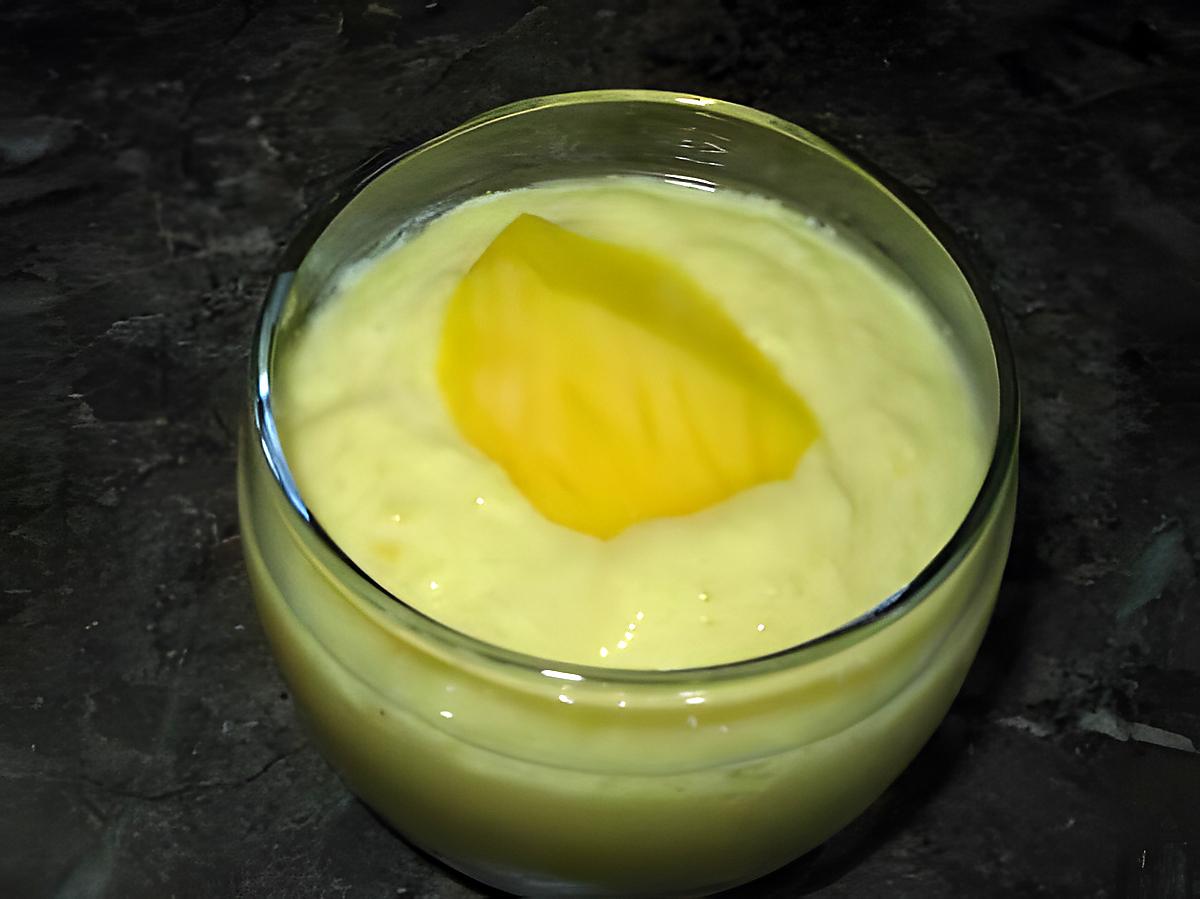 recette Crème de mangue