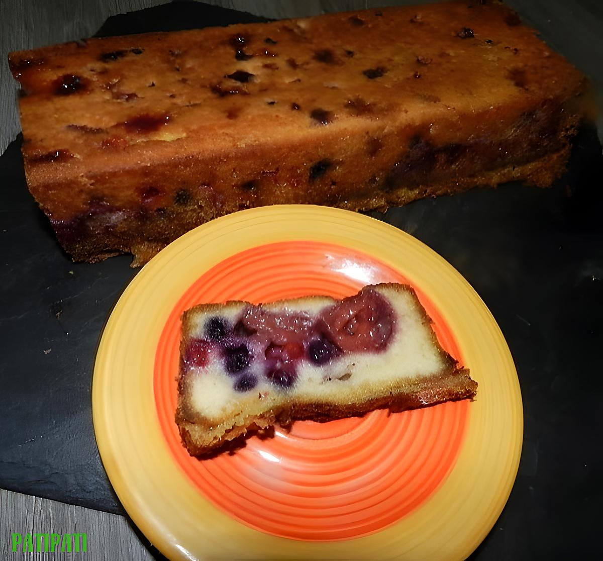 recette Cake aux fruits des bois