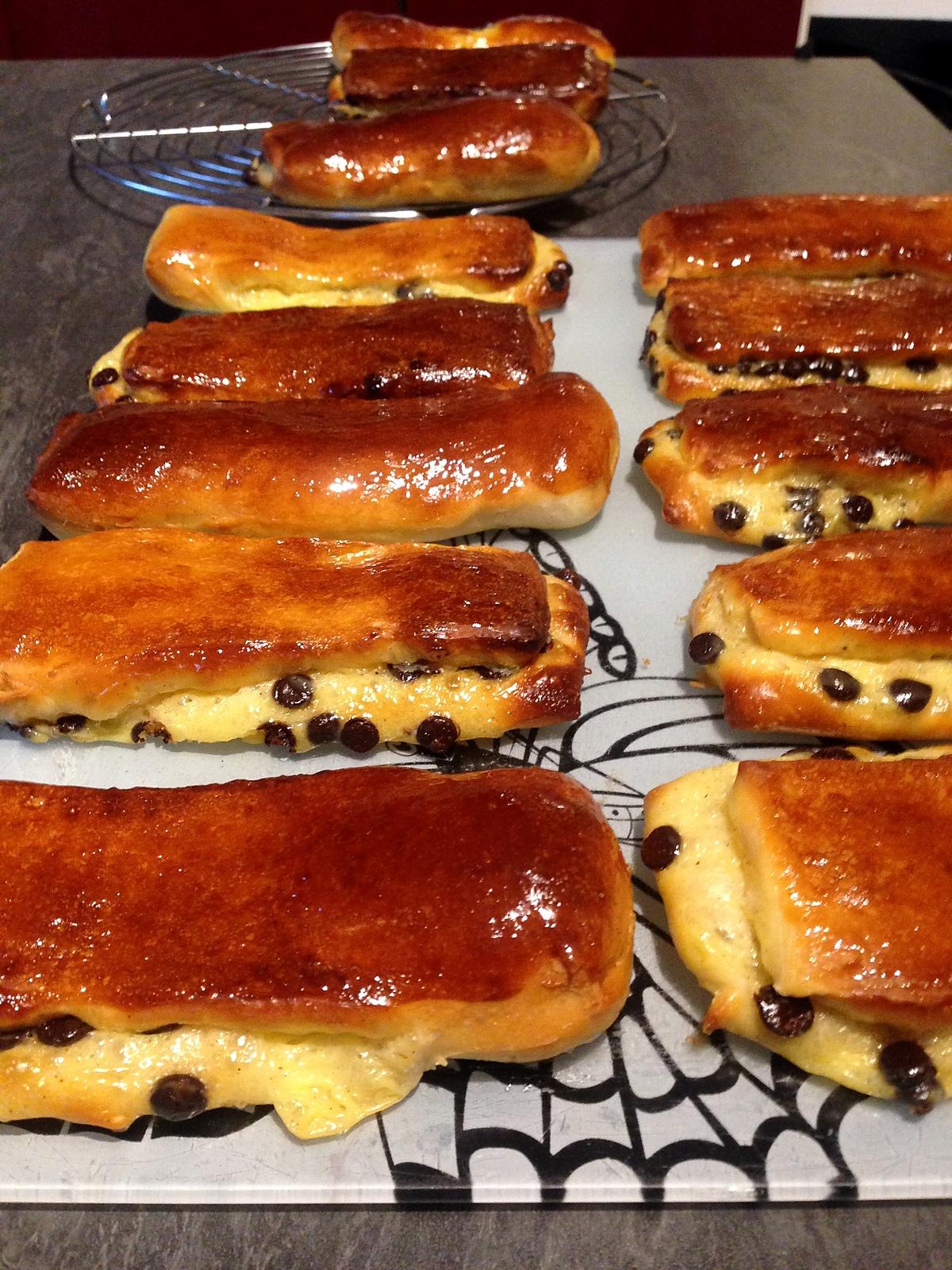 recette Brioches suisses aux pépites de chocolat au thermomix