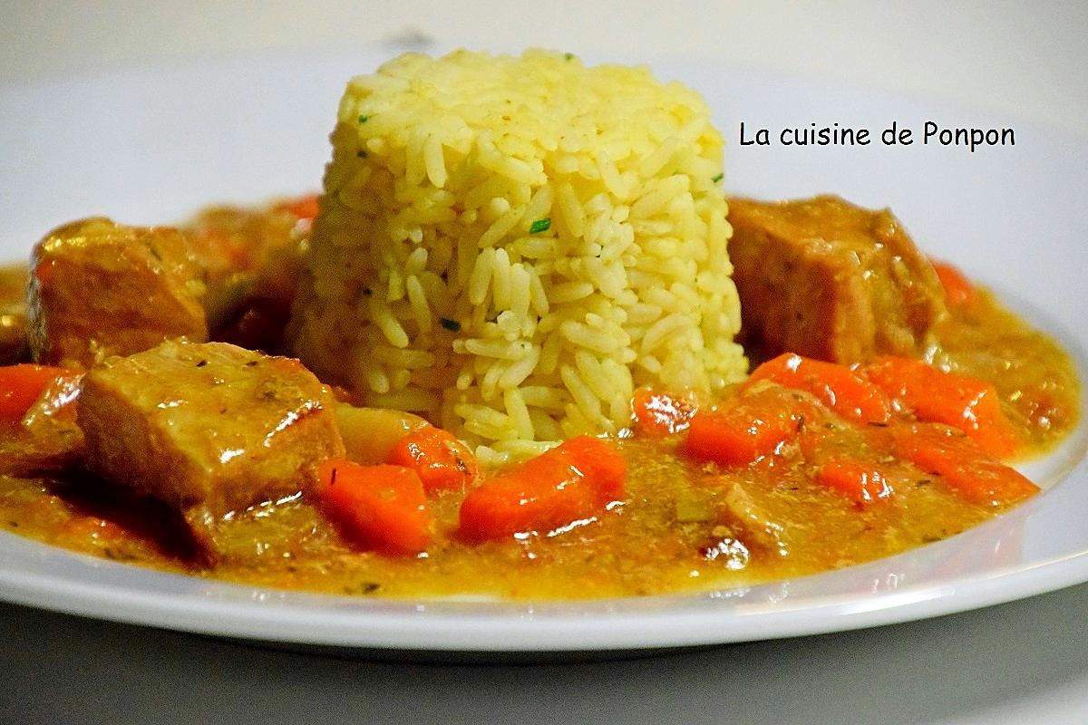 recette Porc (ou boeuf!) mijoté avec carottes, poireaux et navets