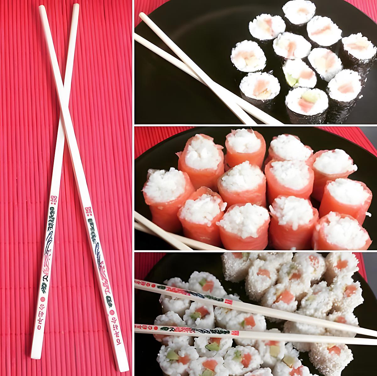 recette 3 Recettes de Sushis