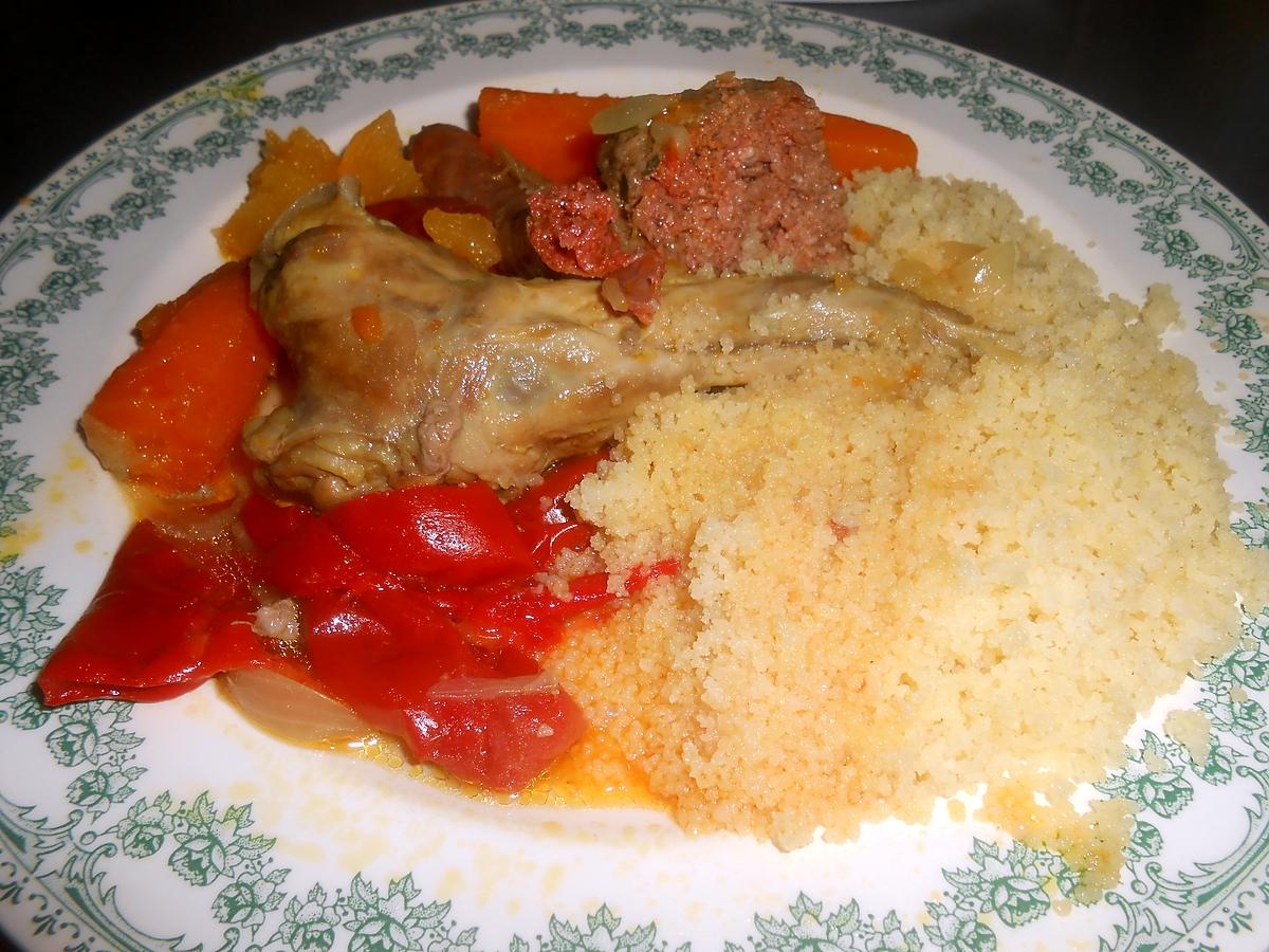 recette UN PETIT TRIO POUR UN PETIT COUSCOUS (a ma façon)