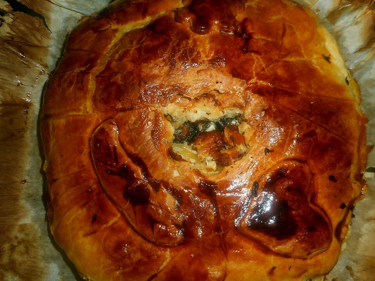 recette Tourte aux escargots et champignons