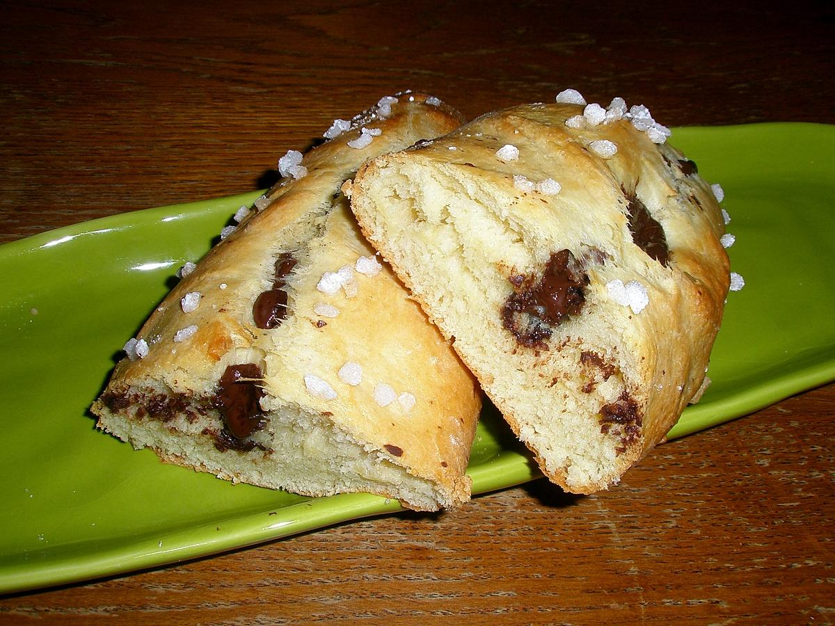 recette Brioche au chocolat genre pain au lait au chocolat !