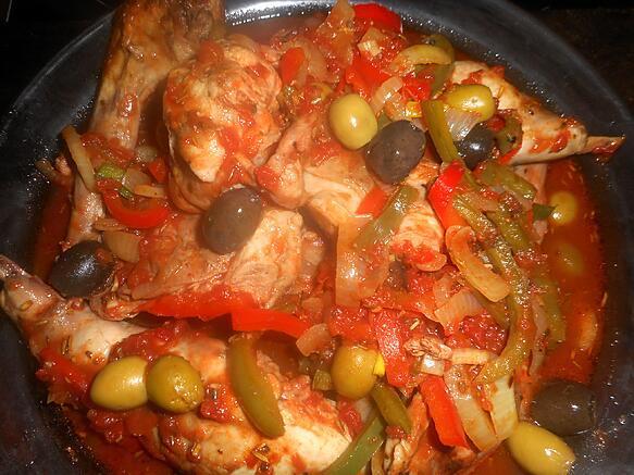 Recette de Lapin aux deux olives par jeanmerode