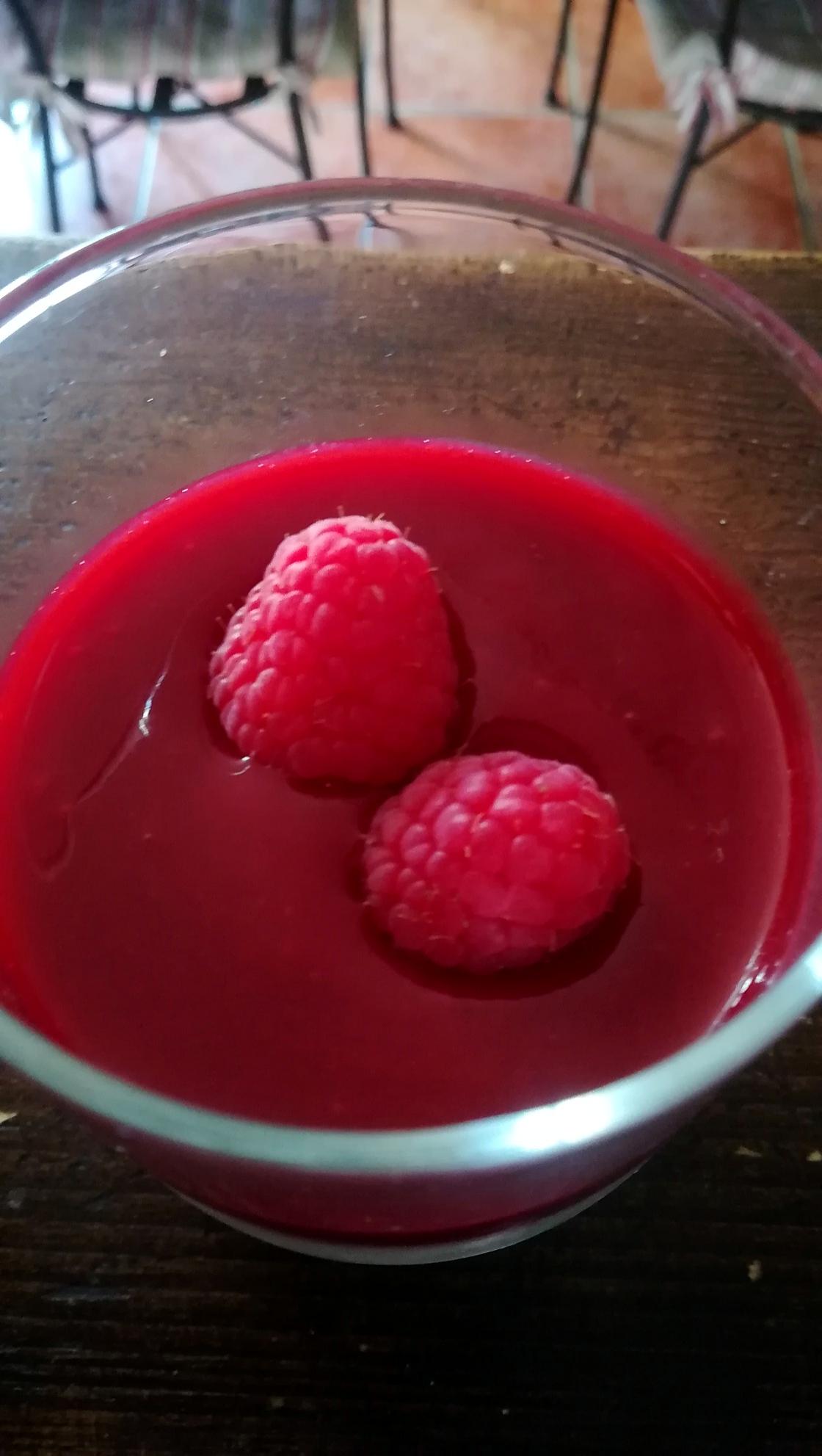 recette Panna Cotta à la framboise