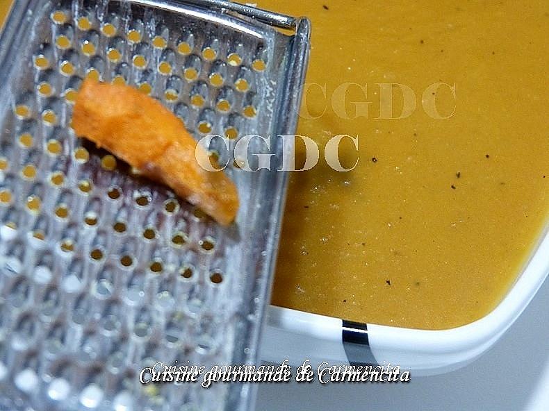 recette Velouté butternut oignons rouges pomme et curcuma frais