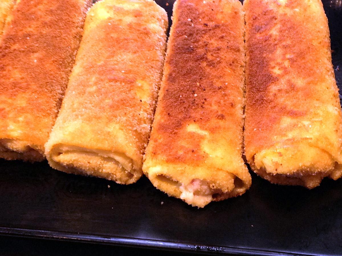 recette Crêpes panées jambon fromage- thermomix ou pas-