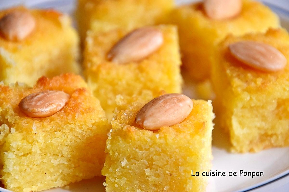 recette Basboussa aux amandes