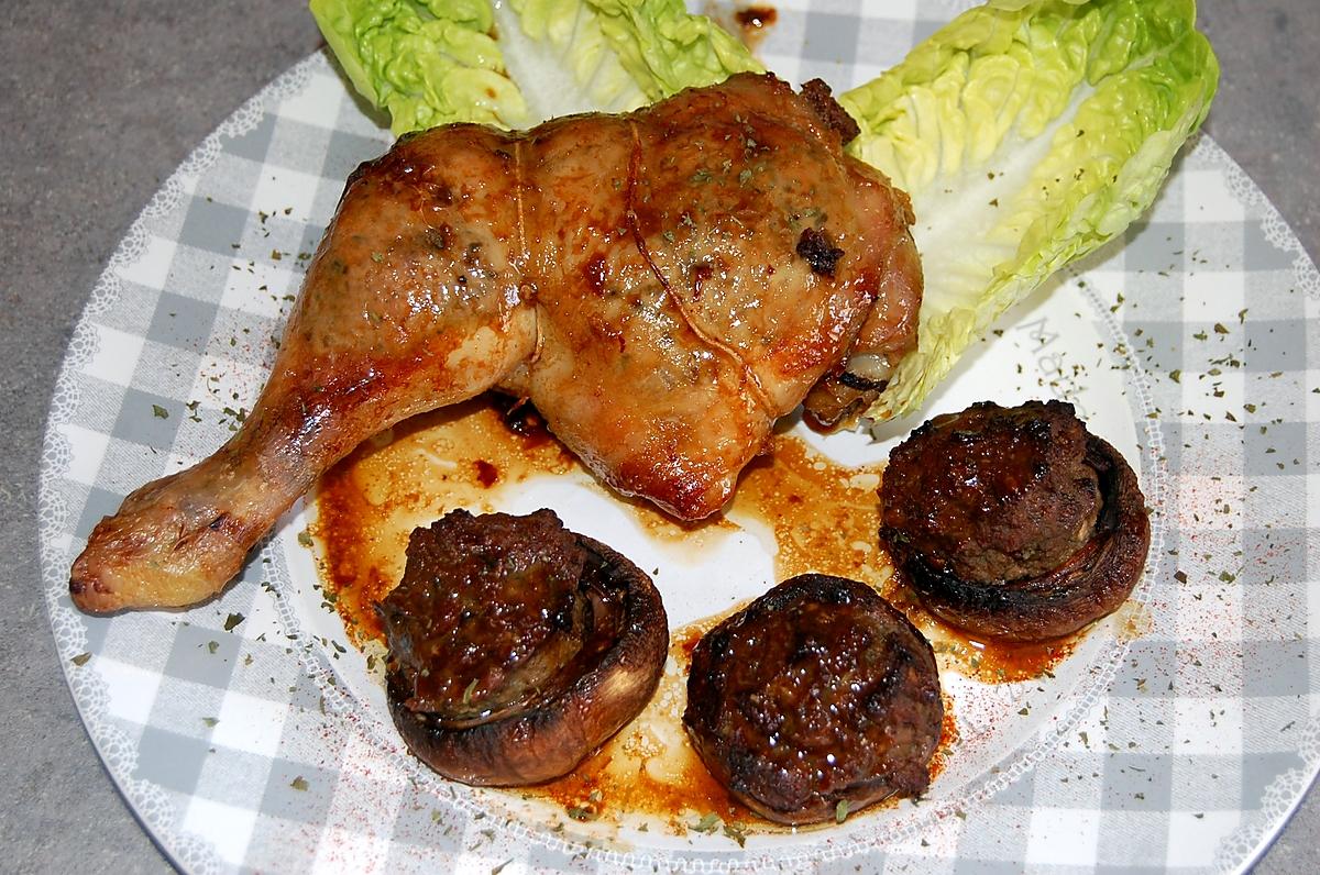 recette Cuisses de poulet farcies du blog cccuisine.over-blog.com