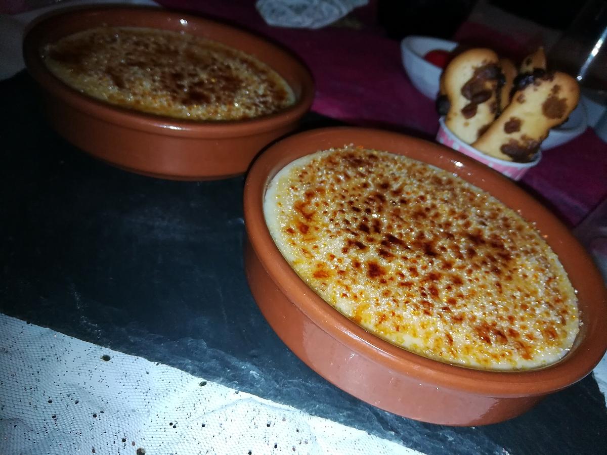 recette Crème brûlée maison