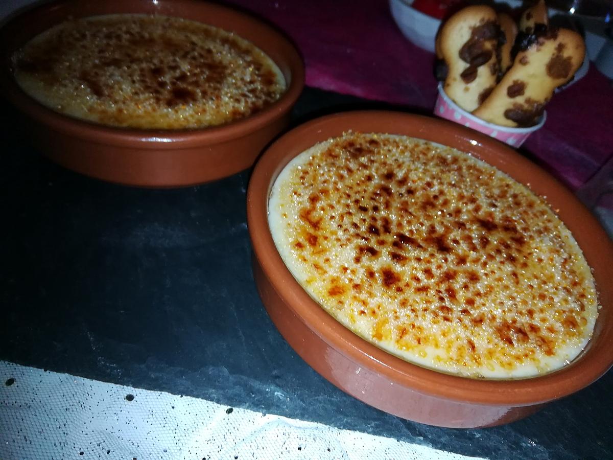 recette Crème brûlée maison