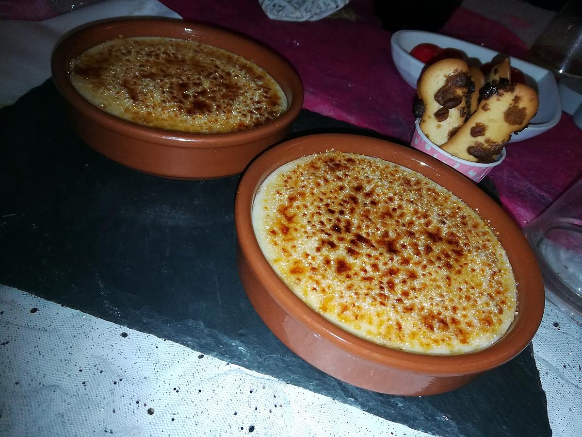 recette Crème brûlée maison