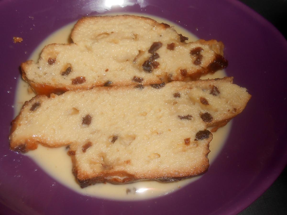 recette BRIOCHE AUX RAISINS (façon pain perdu) AUX AMANDES