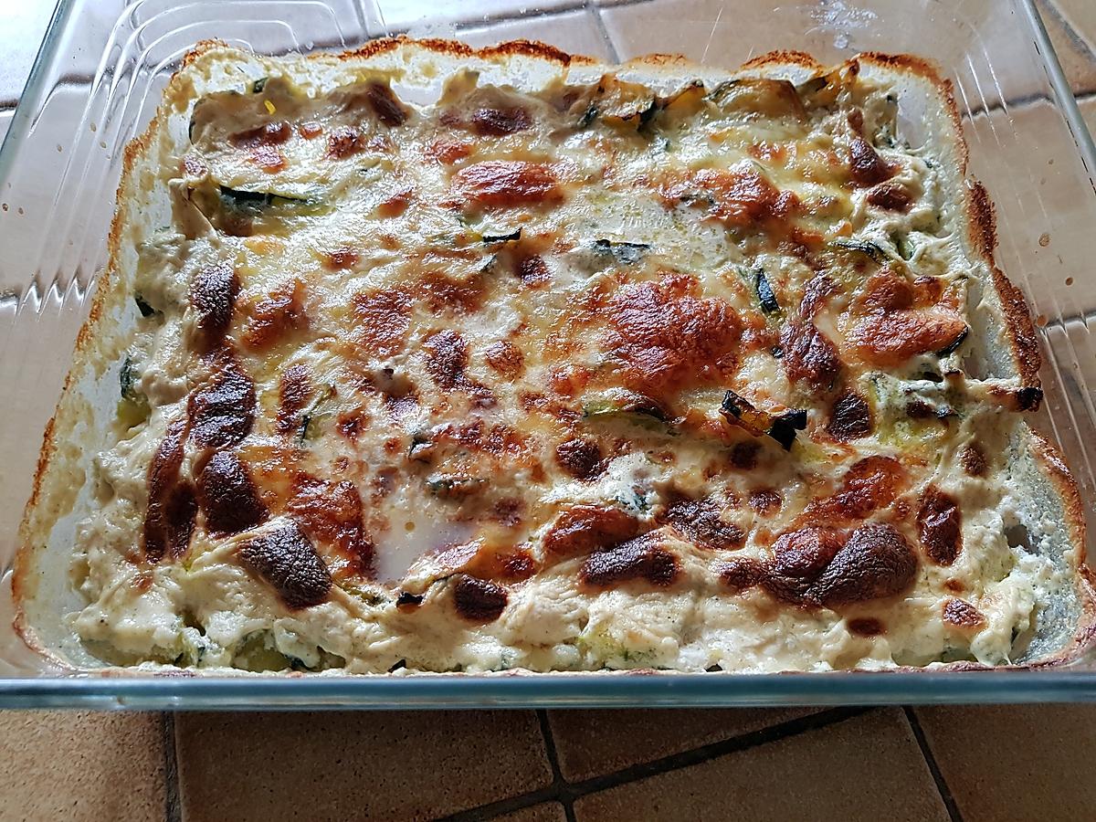 recette Gratin de courgettes au cumin