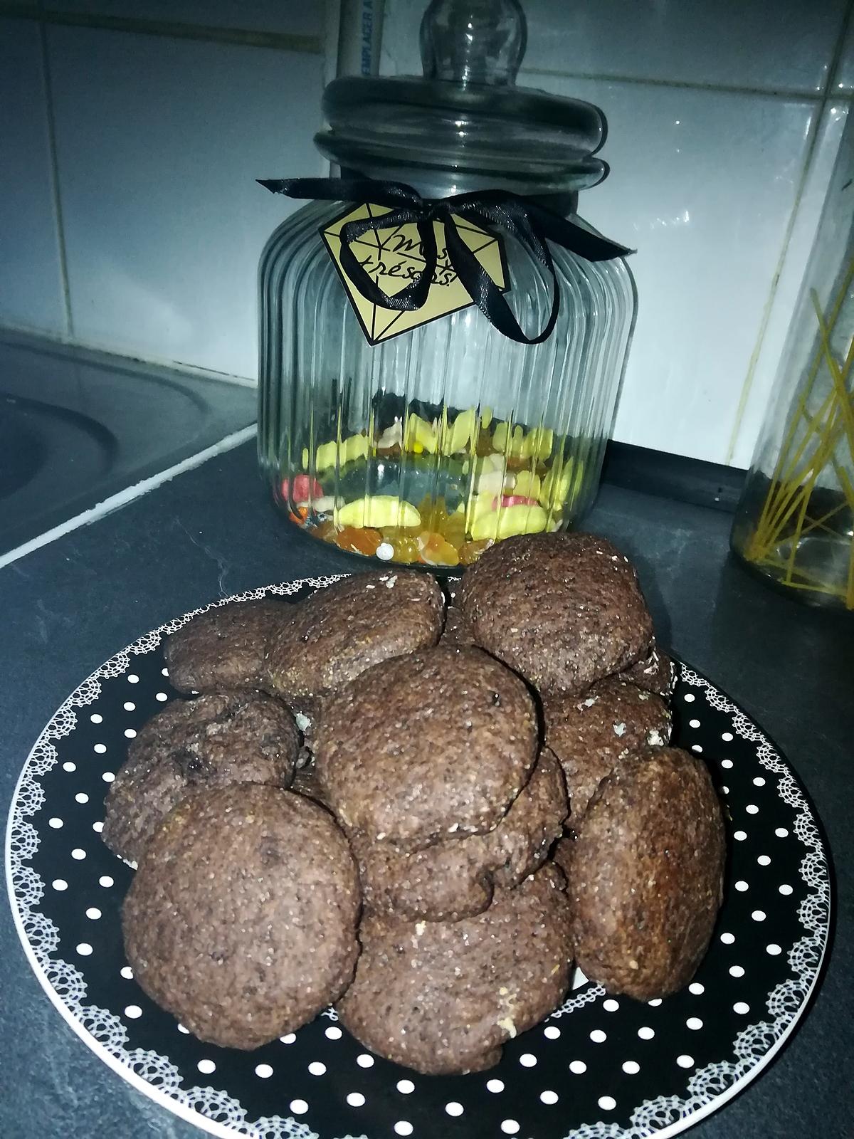 recette Sablés au cacao fourrés a la noix de coco