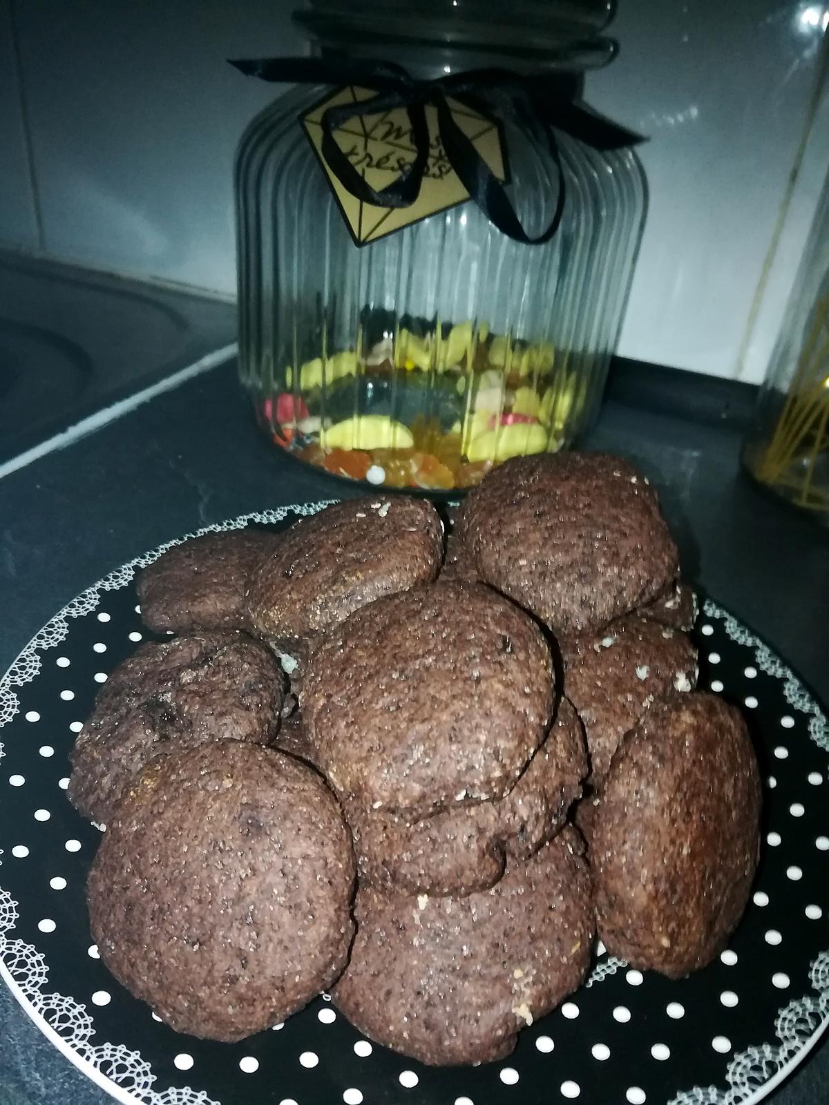 recette Sablés au cacao fourrés a la noix de coco