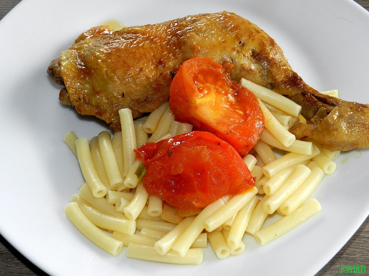 recette Cuisses de poulet aux herbes et tomates