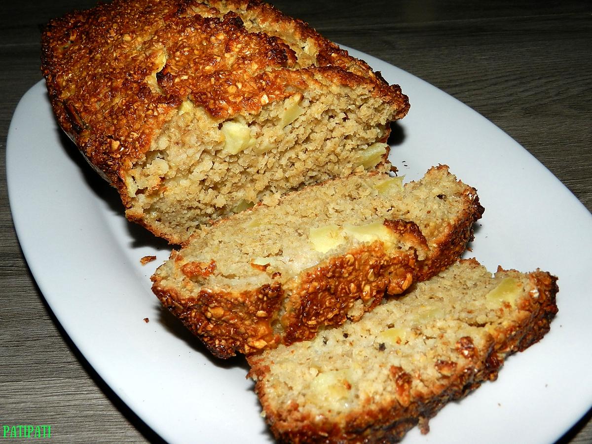 recette Gâteau aux flocons d'avoine et pommes