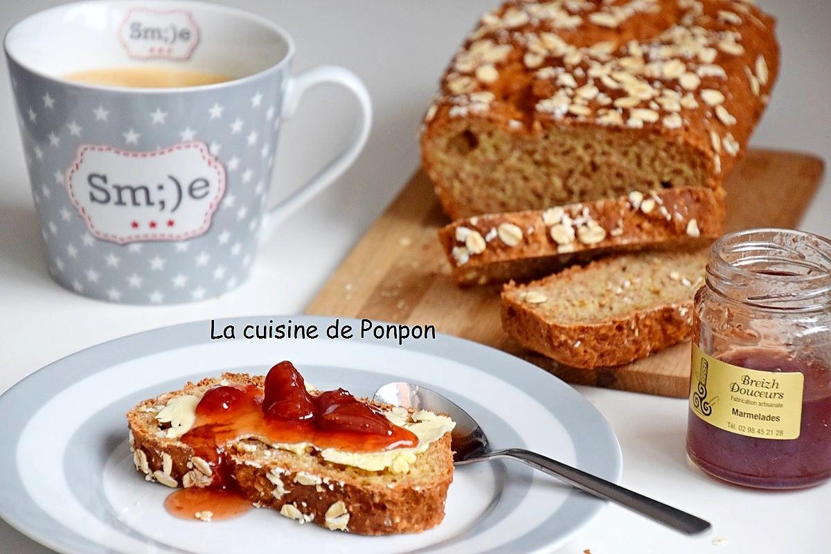 recette Pain irlandais au yaourt et flocons d'avoine, sans levure!