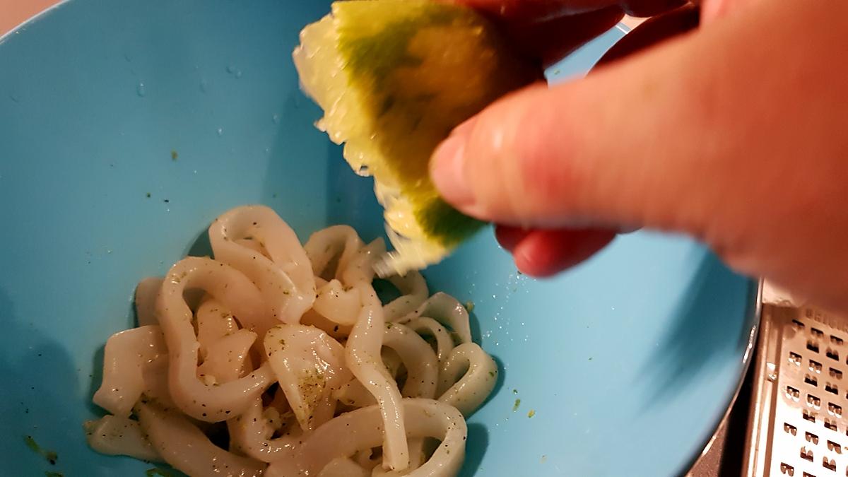 recette Les Calamars Frits Au Citron Vert