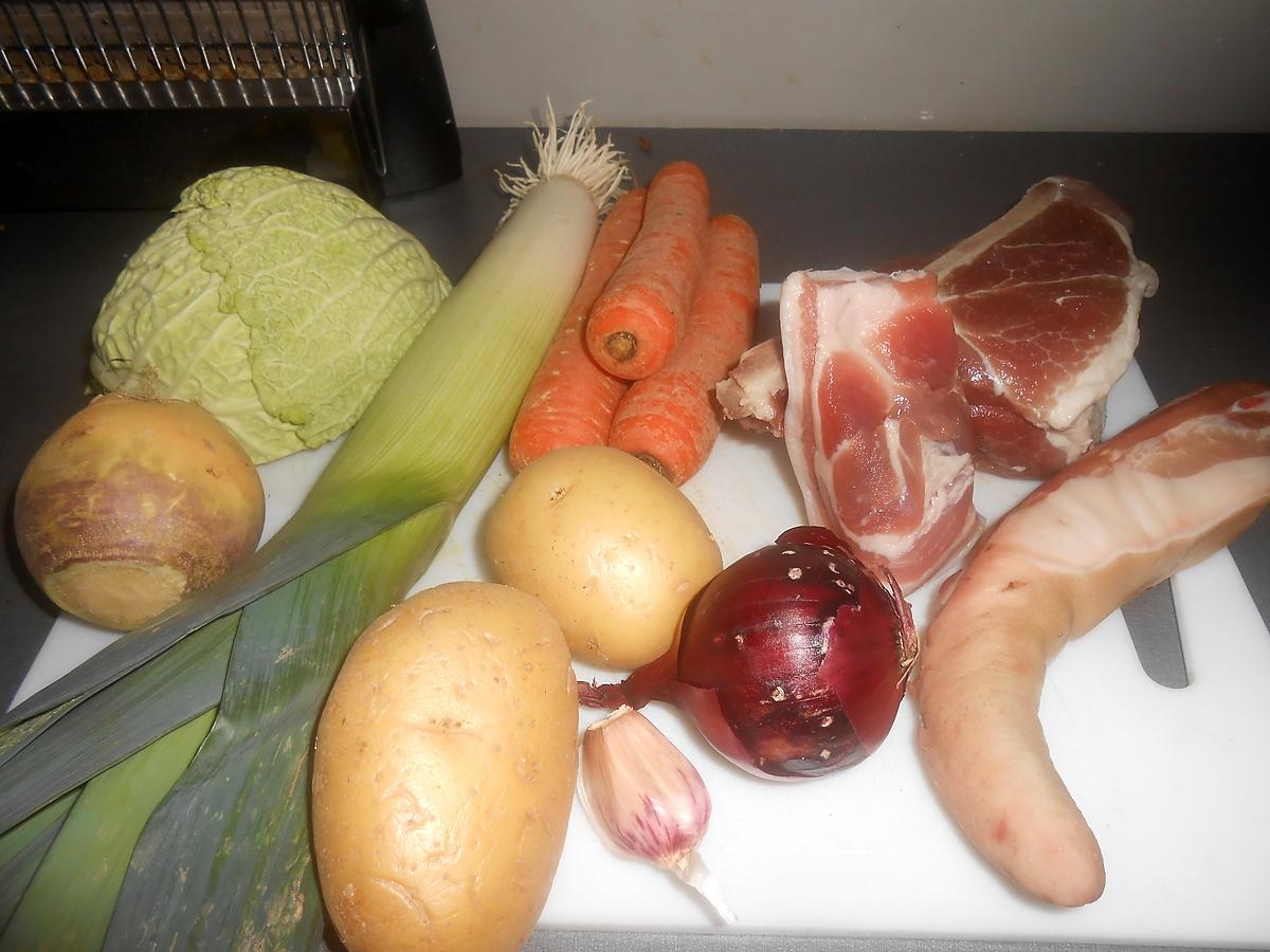 recette TRIO DE PORC POUR UNE BONNE POTEE