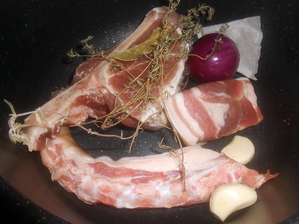 recette TRIO DE PORC POUR UNE BONNE POTEE