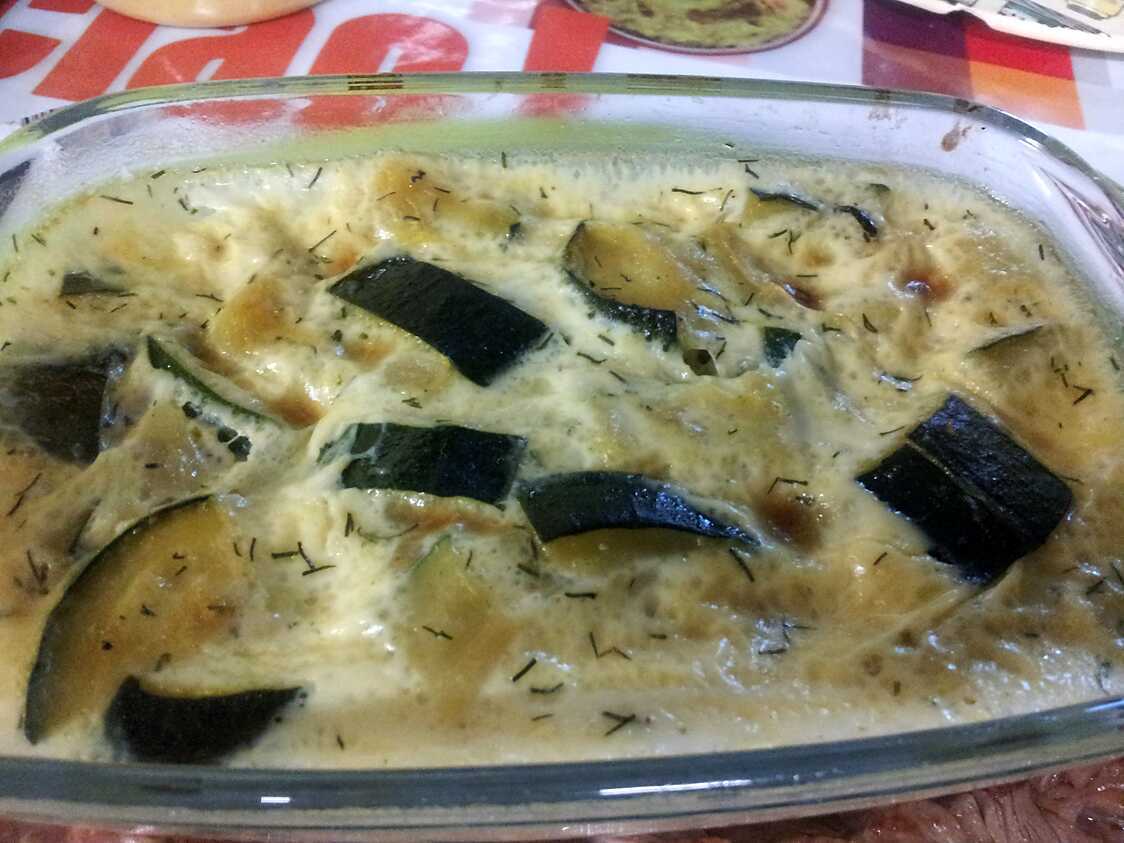 Flan de courgettes