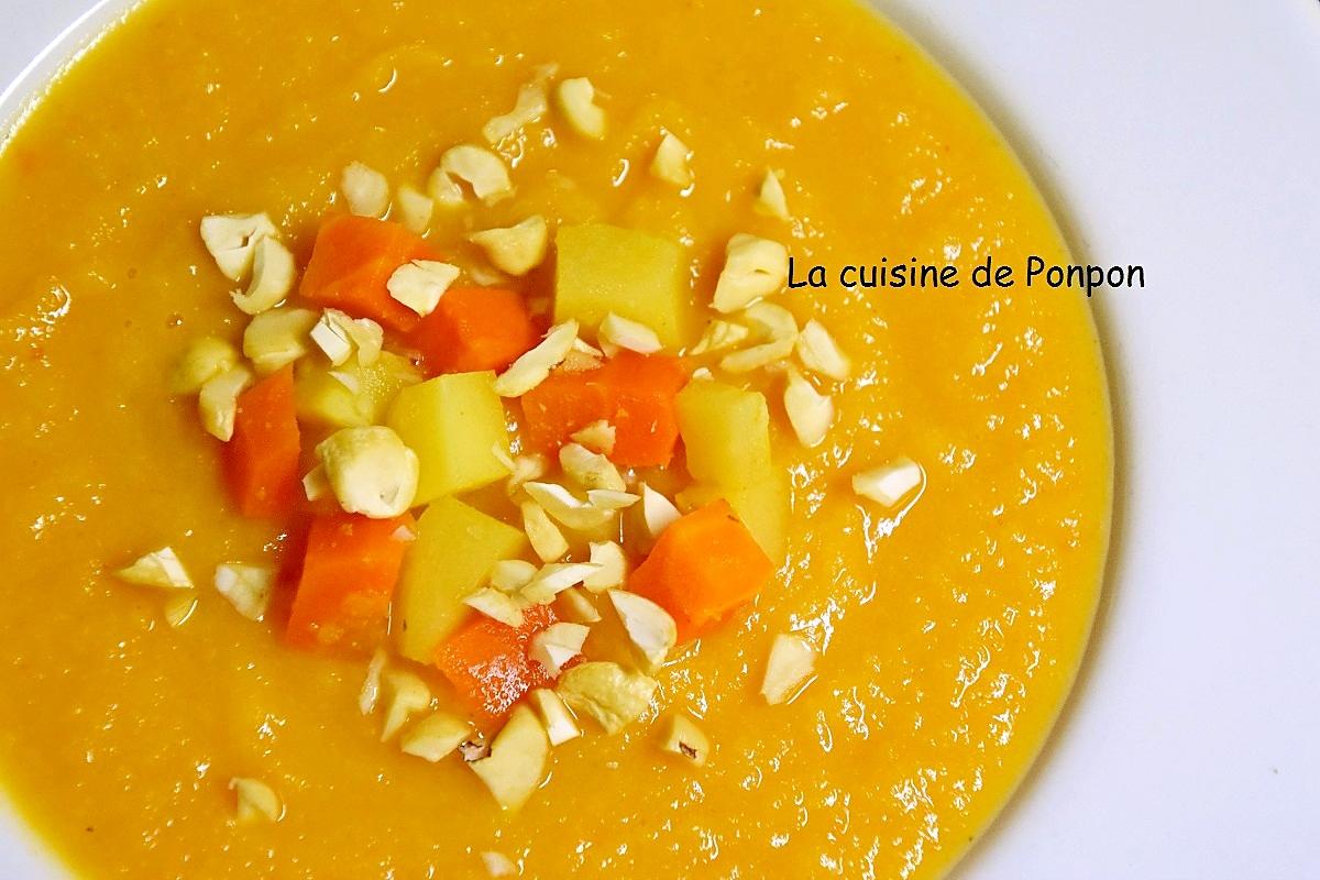 recette Soupe au panais, carotte et céleri rave
