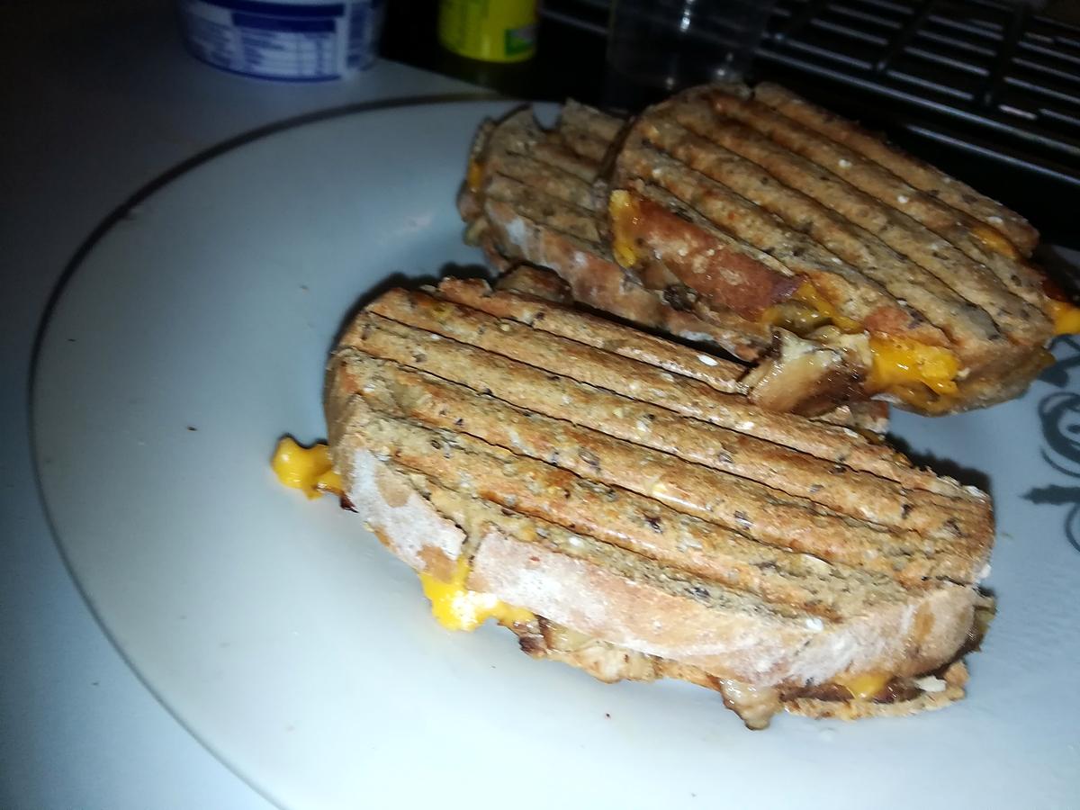 recette Sandwich panini au poulet fromage