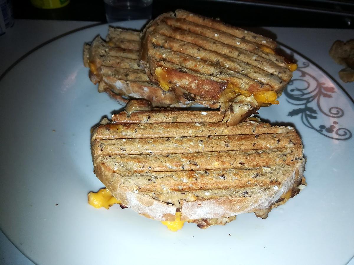 recette Sandwich panini au poulet fromage