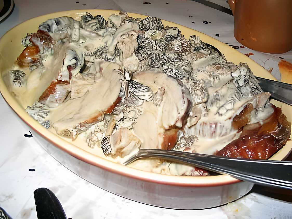 Recette de Rôti de veau à la crème et aux morilles