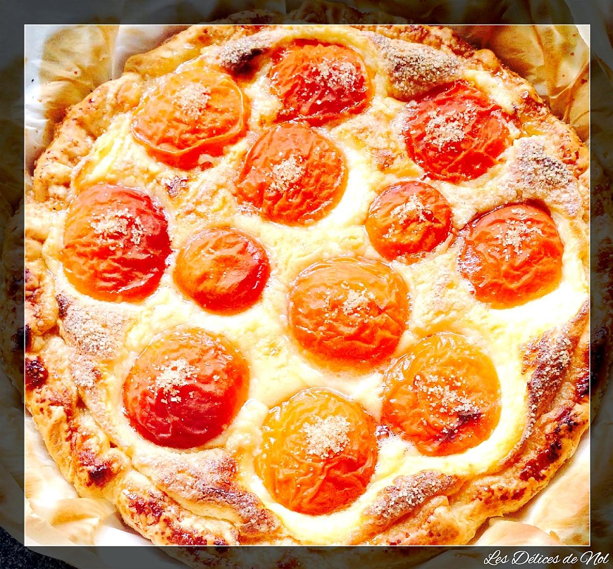 recette Tarte aux Abricots (pâte feuilleté)