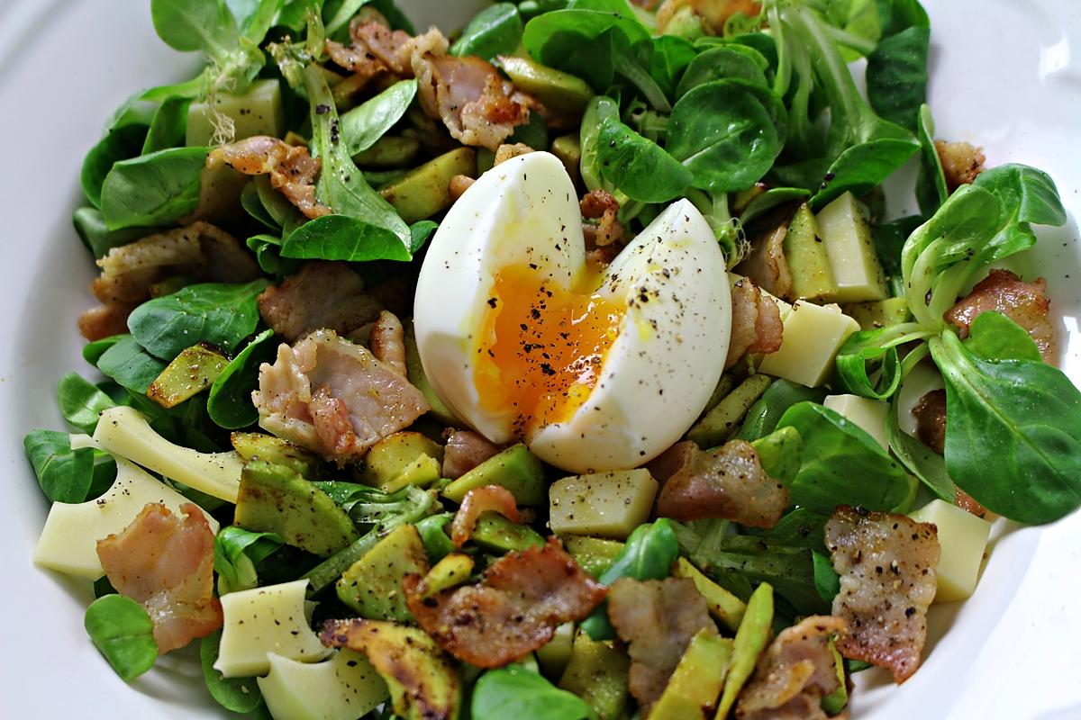 recette Salade Avocat Lard