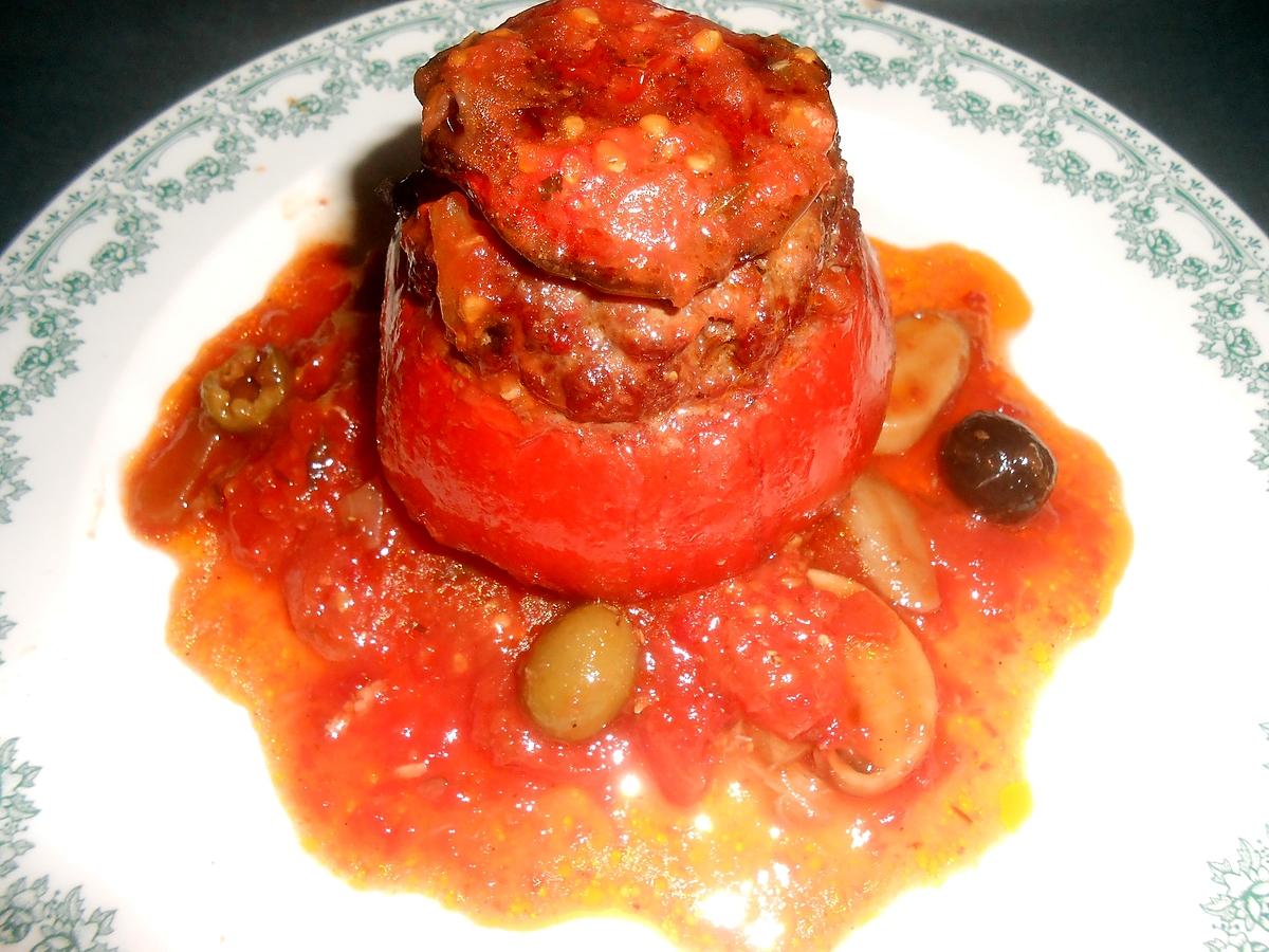 recette TOMATES FARCIES KEFTA