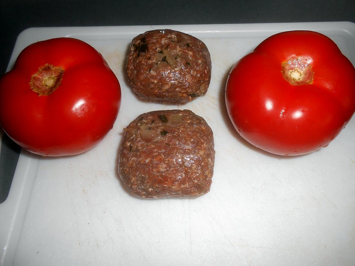 recette TOMATES FARCIES KEFTA