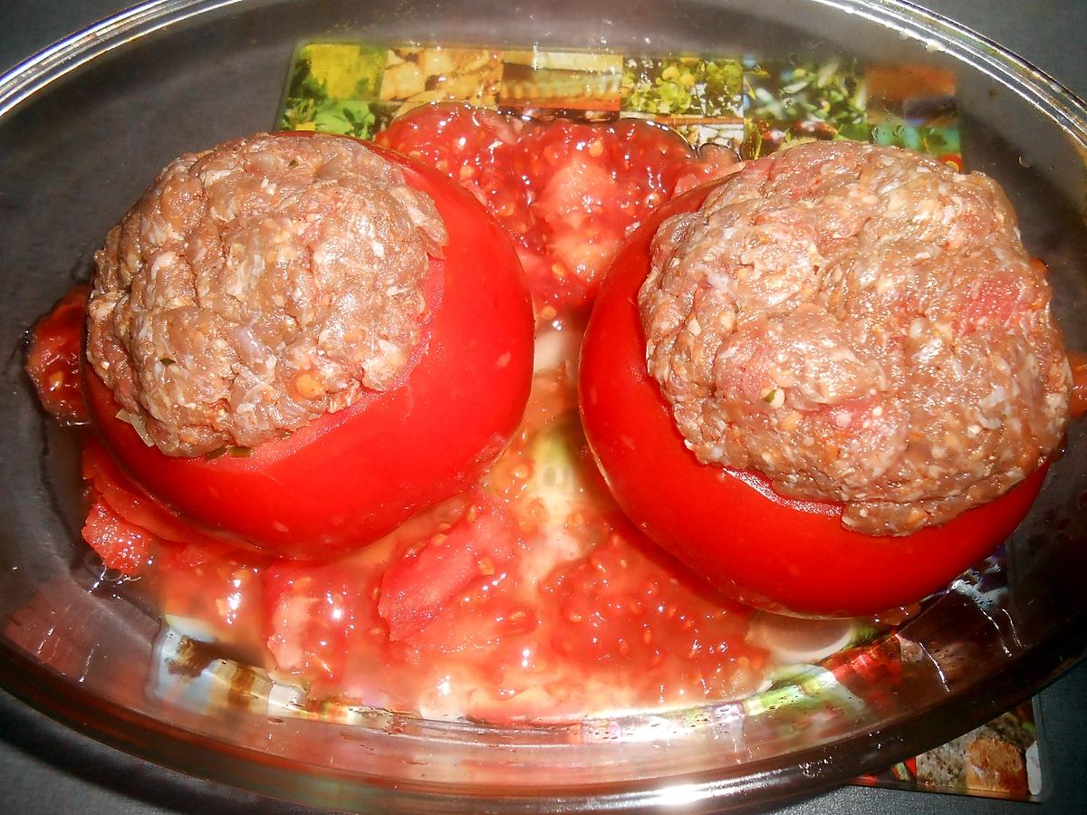 recette TOMATES FARCIES KEFTA