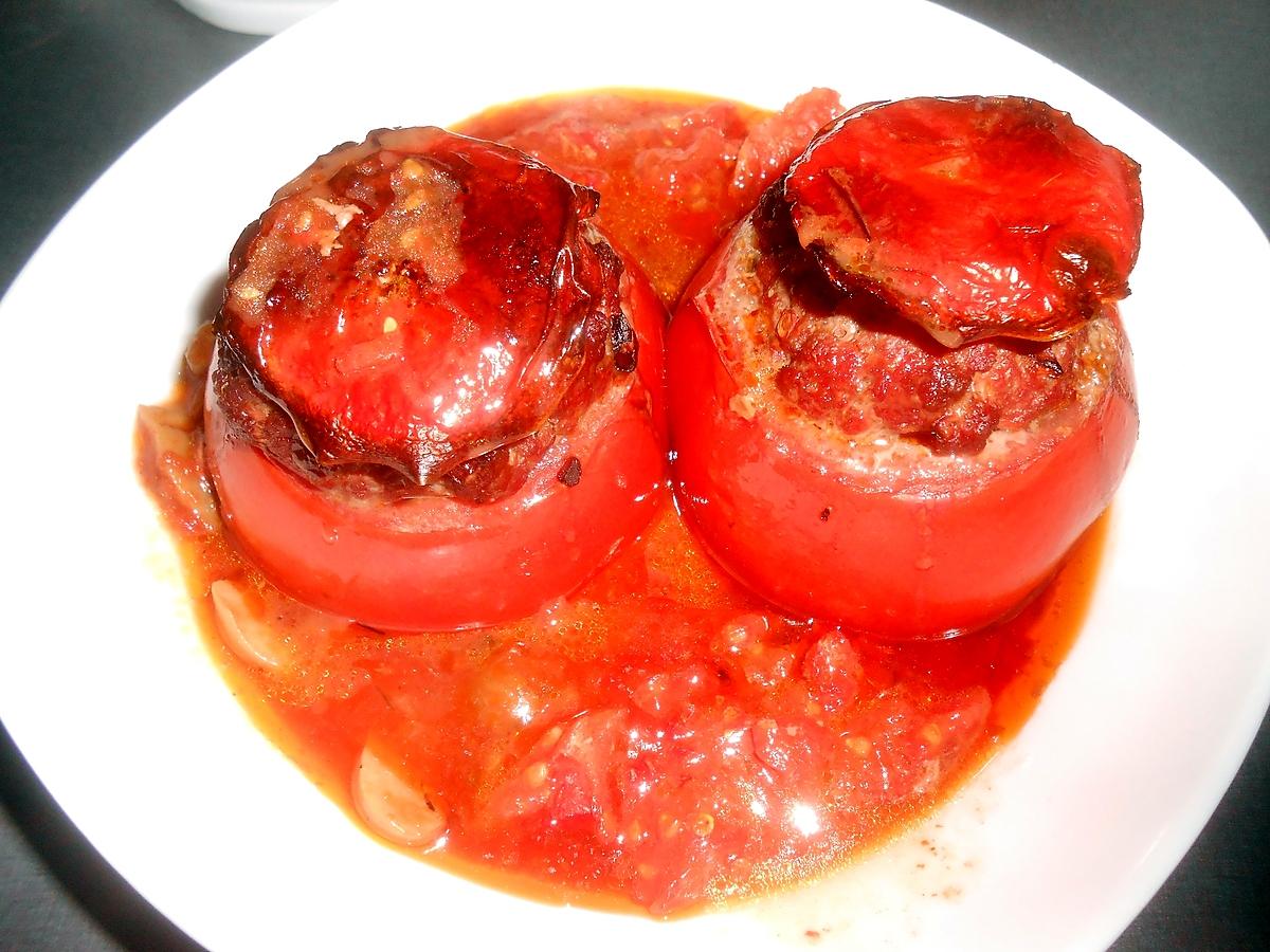 recette TOMATES FARCIES KEFTA