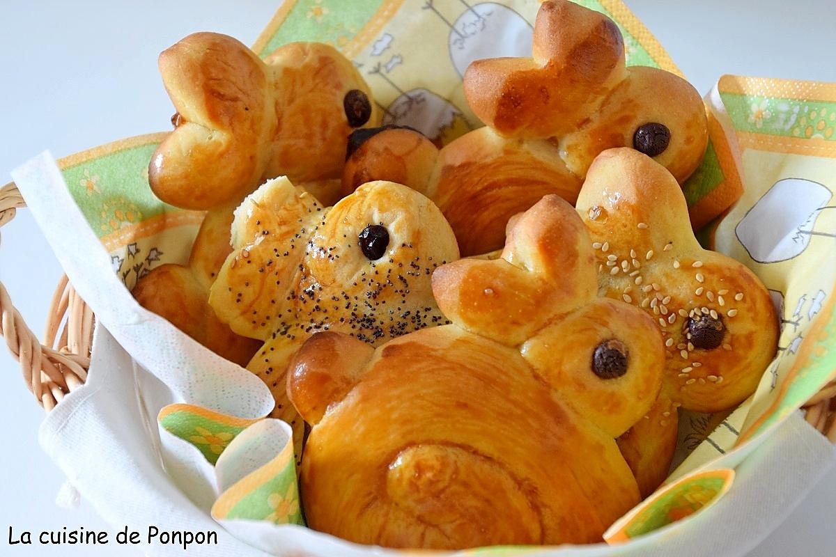 recette Brioche lapinou de Pâques