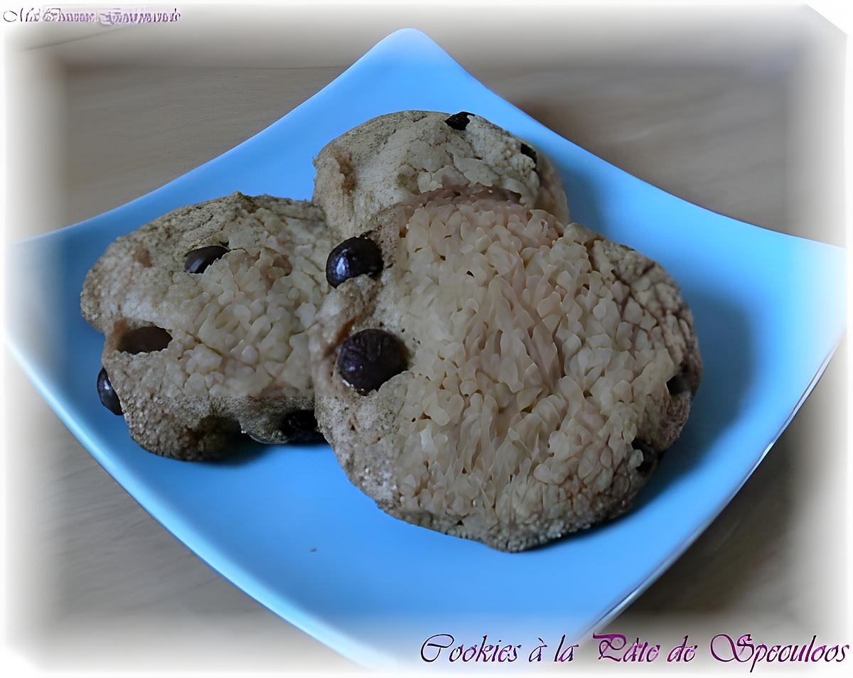 recette Cookies à la pâte de speculoos