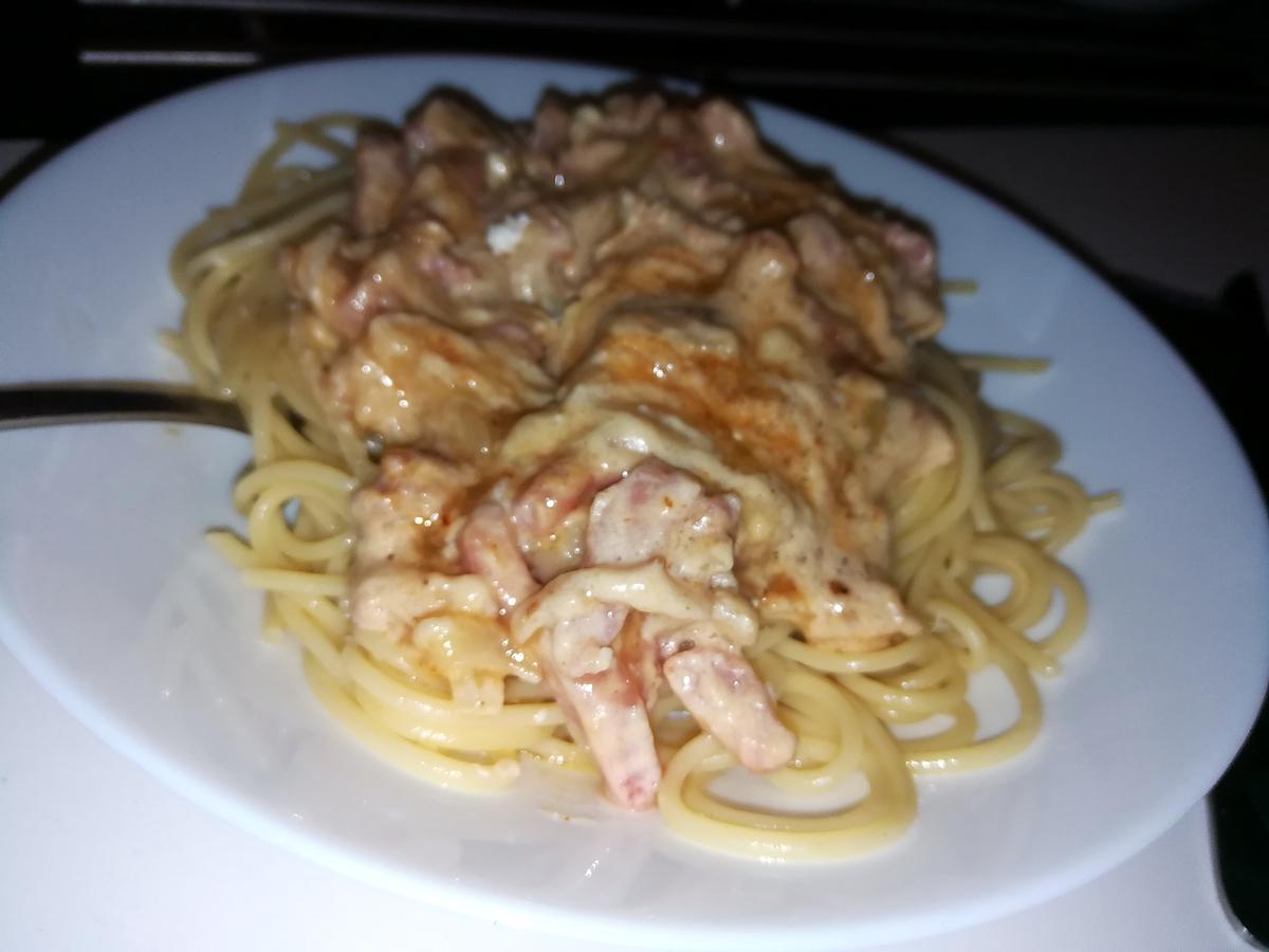 recette Spaghettis chèvre miel