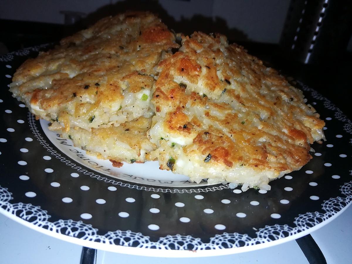 recette Galettes de riz au fromages